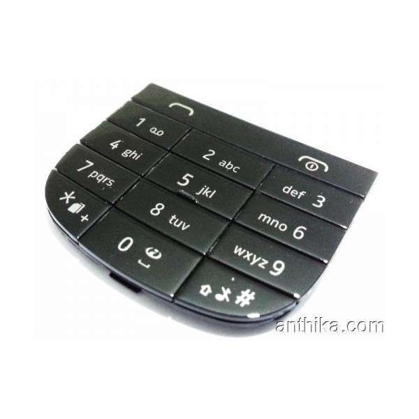 Nokia 202 Asha Tuş Orjinal Keypad Black