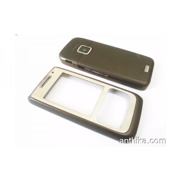 Nokia E65 Kapak Kasa Takım Orjinal Cover Brown Us...