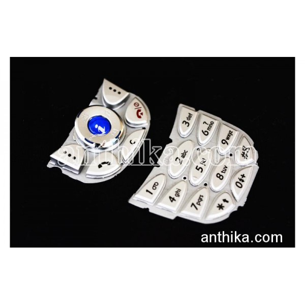 Samsung E800 Tuş Takım Original Keypad Silver Ne...