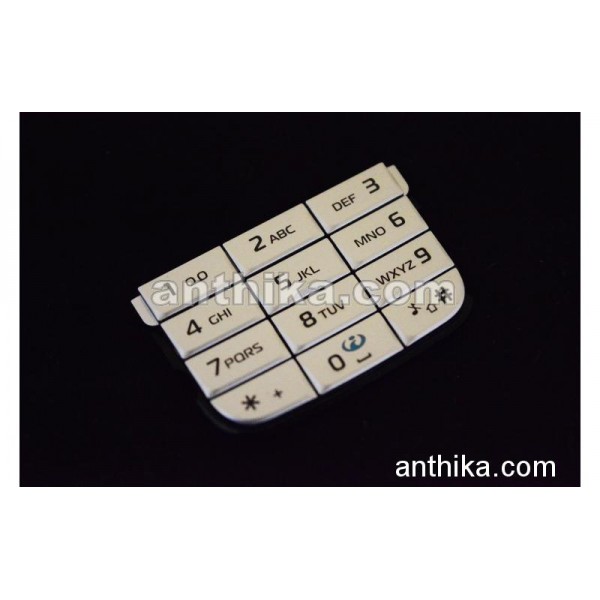 Nokia 5700 Tuş Original Numeric Keypad Silver New