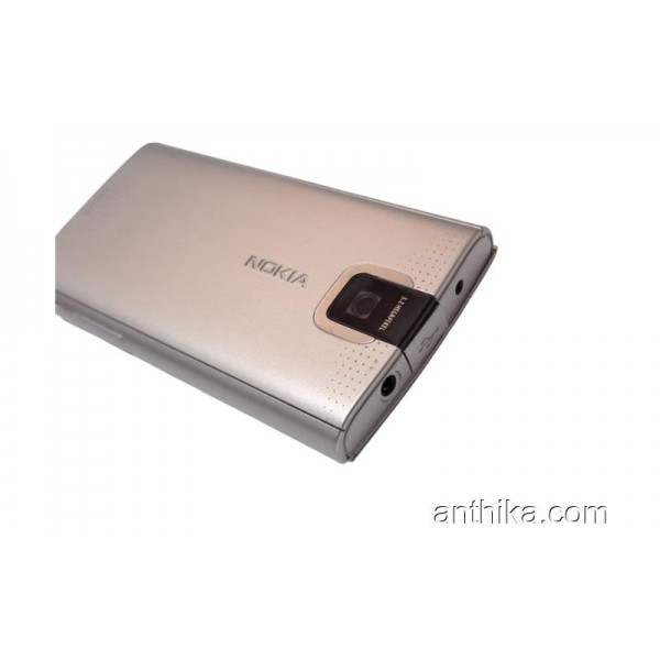 Nokia X3-00 Kapak Kasa Tuş Soket Buzzer Original Full Housing Silver New