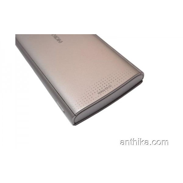 Nokia X3-00 Kapak Kasa Tuş Soket Buzzer Original Full Housing Silver New