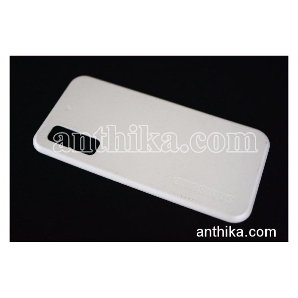 Samsung S5230 Kapak Original Battery Cover White N...