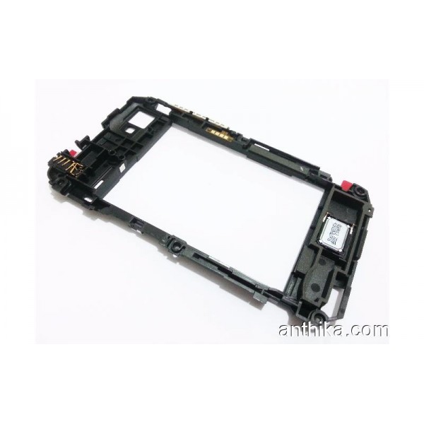 Blackberry Q5 Orta Kasa KVK Depodan Middle Frame White ASY-51328