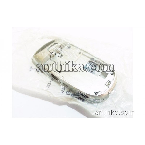 Samsung E800 Kasa Original Middle Cover Silver New