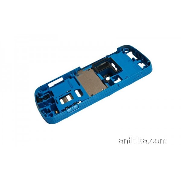 Nokia 5320 Kasa Buzzer Original Middle Cover Blue New Condition