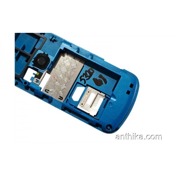 Nokia 5320 Kasa Buzzer Original Middle Cover Blue New Condition
