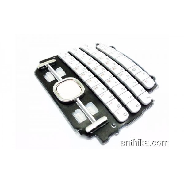 Nokia 200 Asha Tuş Orjinal Keypad White