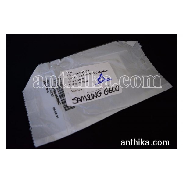 Samsung G600 Assy Case Front Original Shadow Silver New GH98-05485C