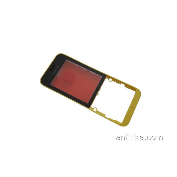 Nokia 220 Kapak Original Front Cover Yellow New