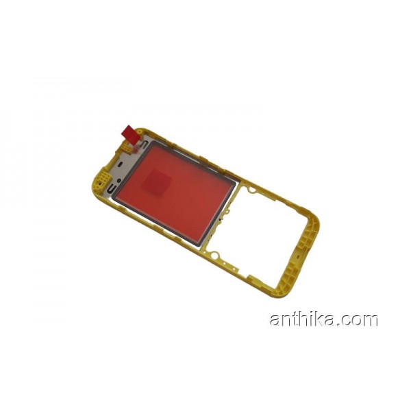 Nokia 220 Kapak Original Front Cover Yellow New