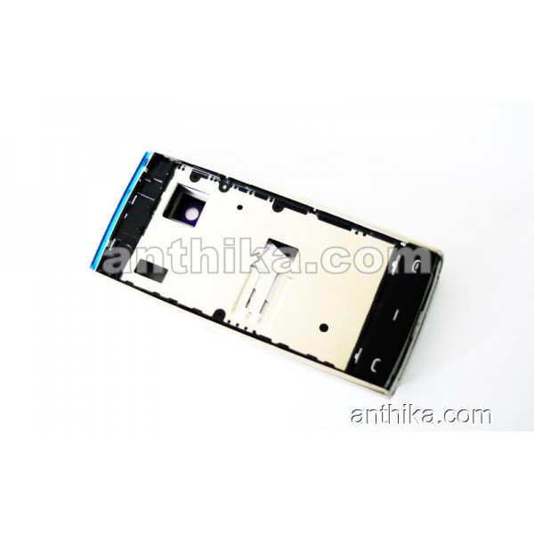 Nokia X6 X6-00 Kapak Kasa Tuş High Quality Full Housing Silver New