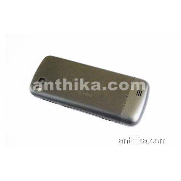 Nokia C3-01 Kapak Kasa Soket High Quality Housing Dark Gray New