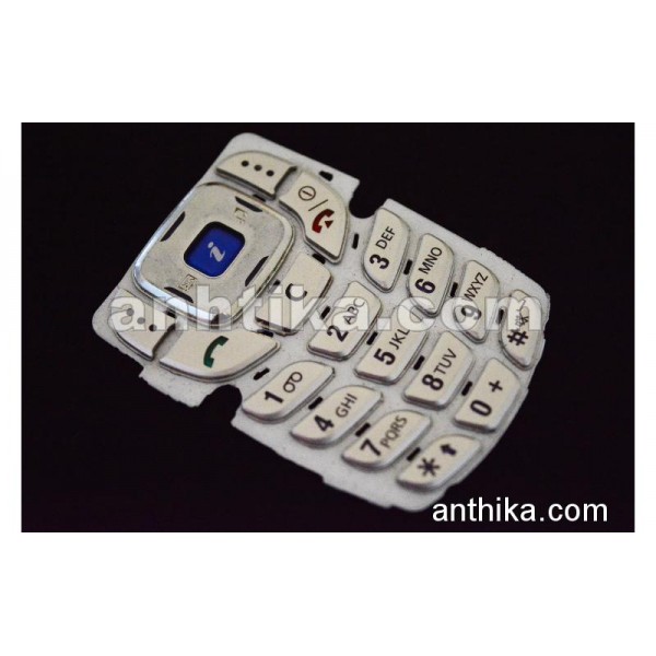 Samsung E100 Tuş Original Keypad Silver Used