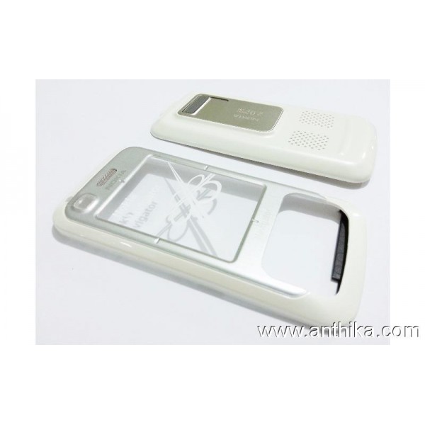 Nokia 6110 Navigator Kapak Takım White Cover