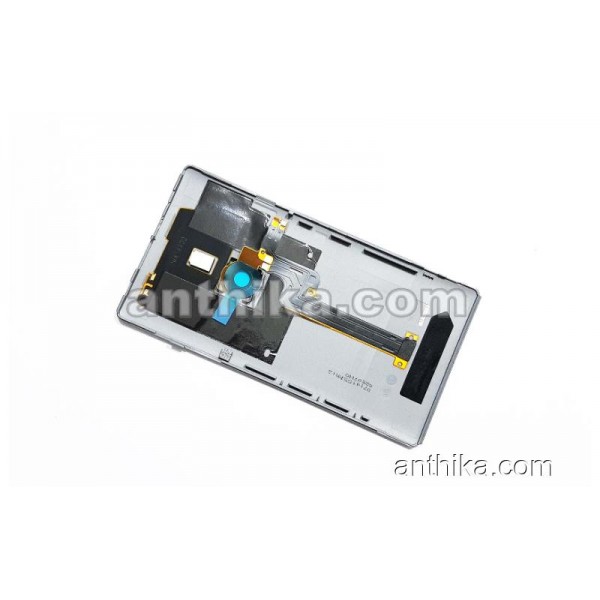 Nokia Lumia 925 Kapak Kamera Flex Original Battery Cover Gray New