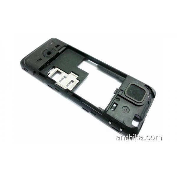Nokia 206 Asha Orta Kasa Orjinal Middle Black