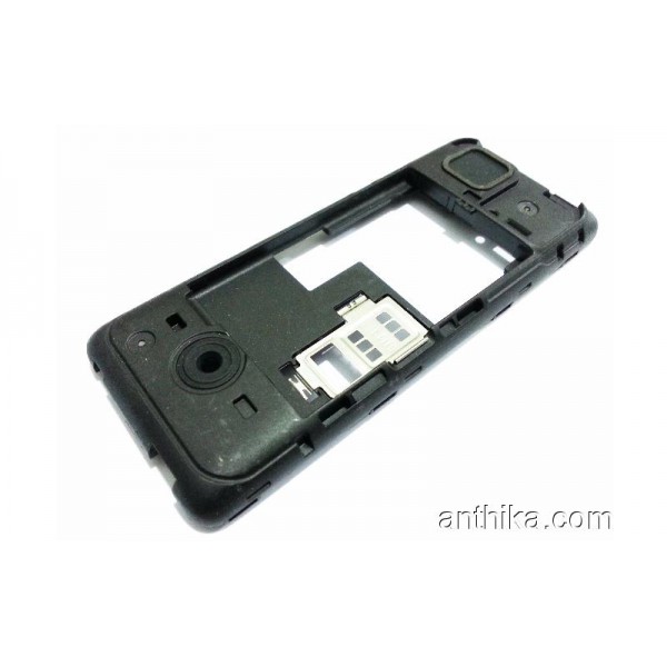 Nokia 206 Asha Orta Kasa Orjinal Middle Black