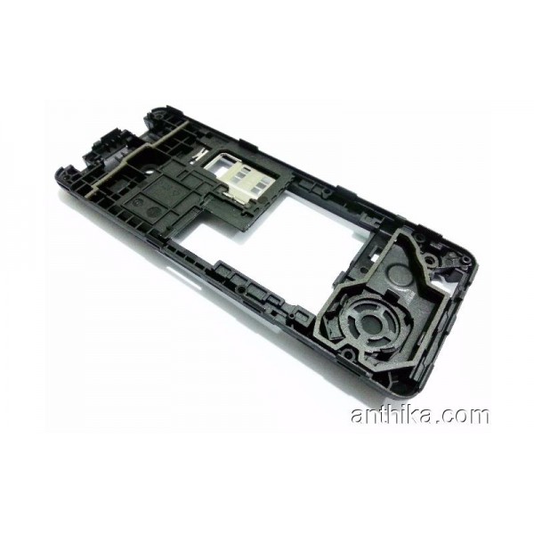 Nokia 206 Asha Orta Kasa Orjinal Middle Black