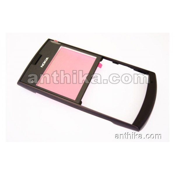 Nokia X2-01 Kapak Original Front Cover Black New