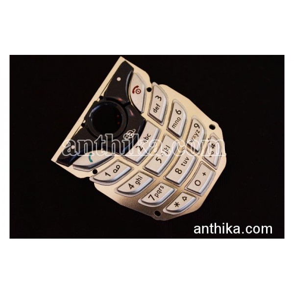 Siemens C72 Tuş Original Keypad Silver New