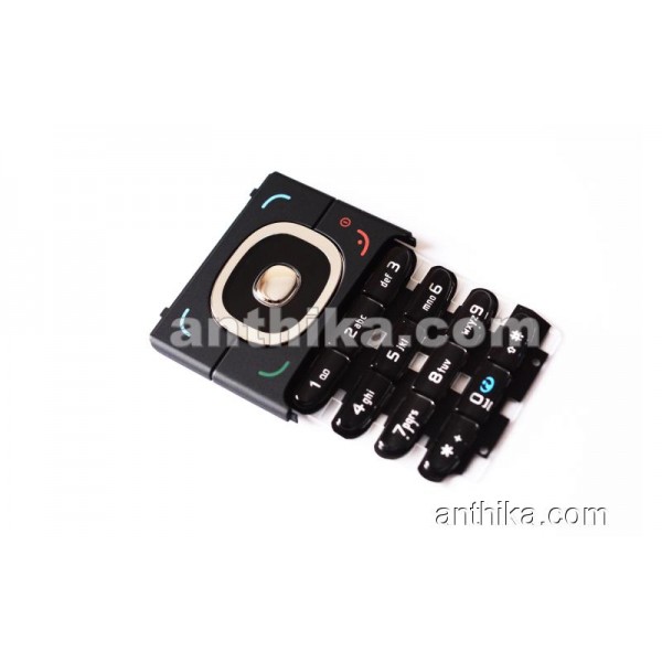 Nokia 6060 Tuş Original Keymat Assy Latin Black N...