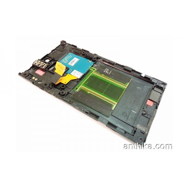 Sony Xperia S LT26i Orta Kasa Orjinal Middle Black