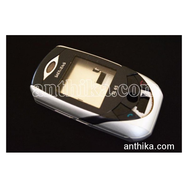 Siemens SL65 Kapak Kasa Original Full Housing Silv...