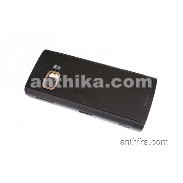 Nokia X6 X6-00 Kapak Kasa Tuş Original Full Housing Black New Condition
