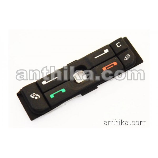 Nokia 3250 Tuş Original Menu Keypad Black New 979...