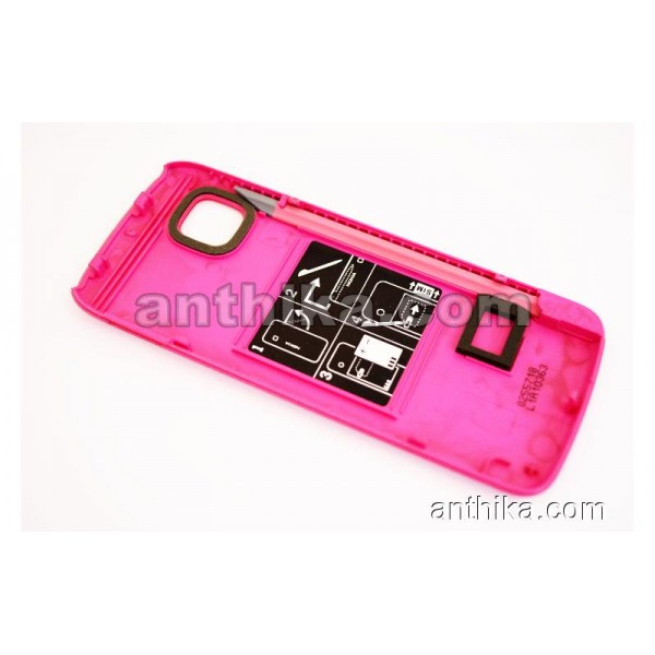 Nokia 5230 Kapak Kalem Original Battery Cover Stylus Pink New