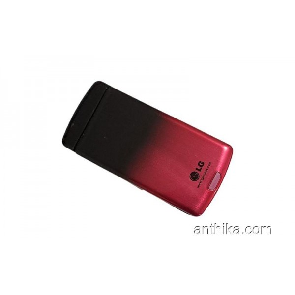 LG KF510 Kapak Kasa Tuş Original Full Housing Red New