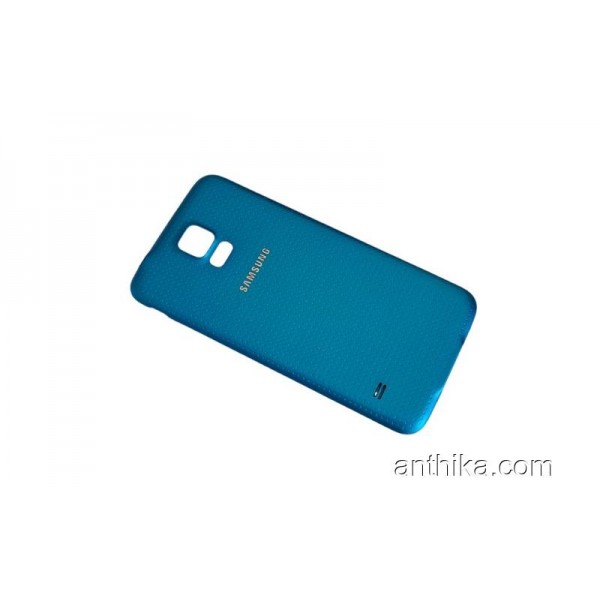 Samsung Galaxy S5 G900 Kapak Mavi Battery Cover Bl...