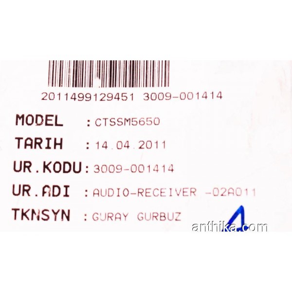 Samsung M5650 Speaker Original Earspeaker Used