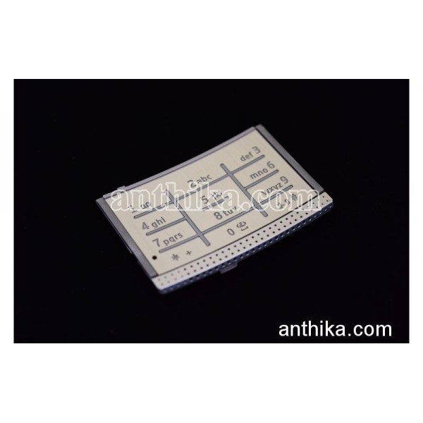 Nokia X3 X3-00 Tuş Original Keypad Silver New 979...