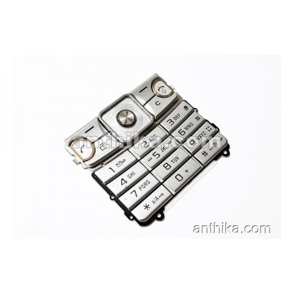 Sony Ericsson C510 C510i Tuş Original Keypad Silv...