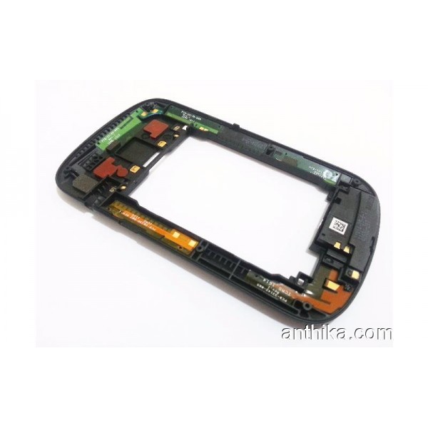 Blackberry 9900 9930 Bold Orta Kasa KVK Depodan Middle Frame Black