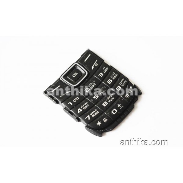 Samsung E1200 Tuş Original Keypad Black New Condi...