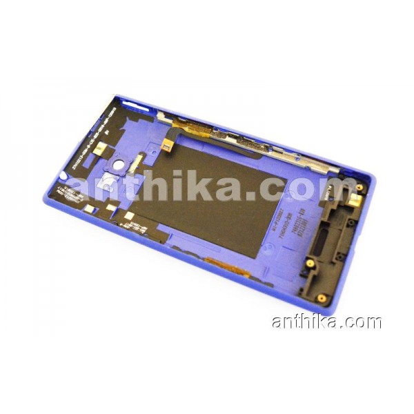 HTC Windows Phone 8X Kasa Kapak Original Middle Cover Blue New