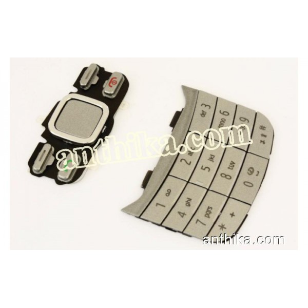 Nokia 6600i Slide Tuş Orjinal Keypad Grey New