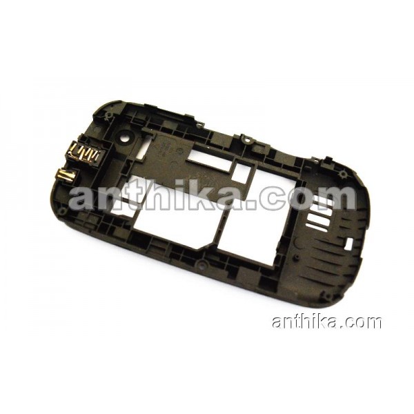 Nokia Asha 200 201 Kasa Original Middle Cover Black New Condition
