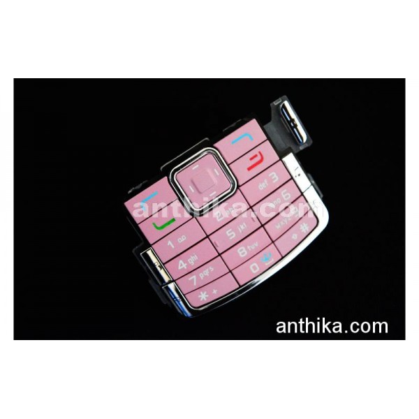Nokia N72 Tuş High Quality Keypad Pink New