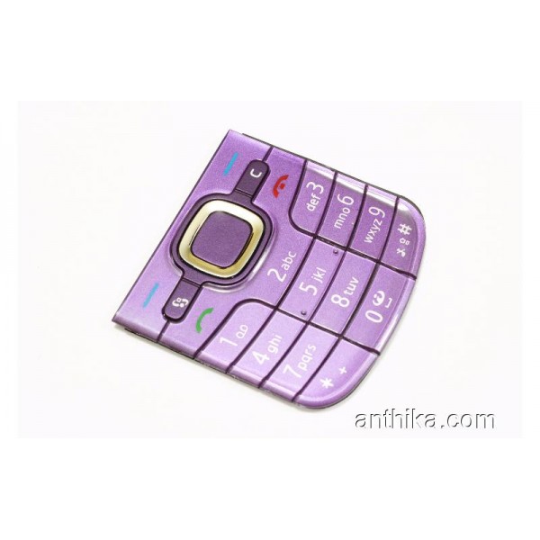 Nokia 6220 Classic Tuş Orjinal Keypad Purple 9793...