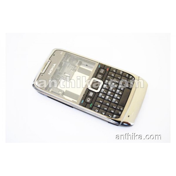 Nokia E71 Kapak Kasa Tuş Original Full Housing Grey