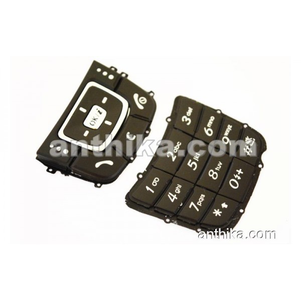 Samsung D600 Tuş Takım High Quality Keypad Black...