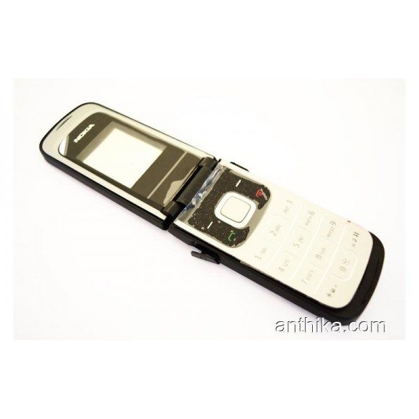 Nokia 2720 Fold Kapak Kasa Tuş High Quality Full Housing Black New