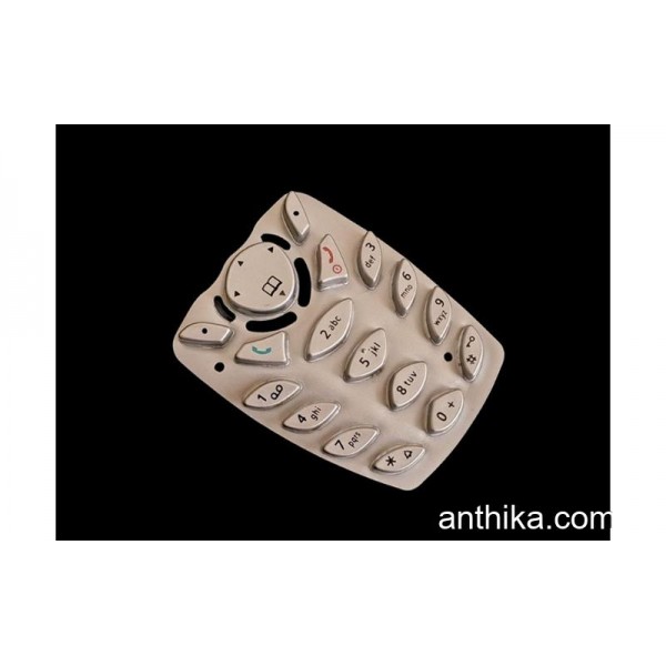 Siemens C60 Tuş Original Keypad Silver Gray New