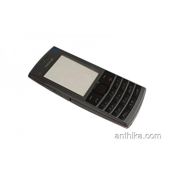 Nokia X2-05 Kapak Kasa Tuş Full Housing Black New