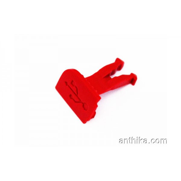 Nokia 6300 Usb Kapak Original Usb Cover Red New