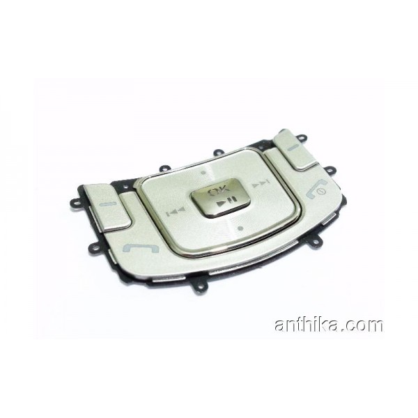 Samsung B520 Tuş Orjinal Keypad Silver